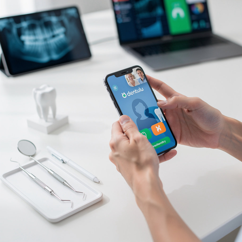 Mobile Dental App innovative teledentistry platform combining virtual and mobile dental services for convenient patient care