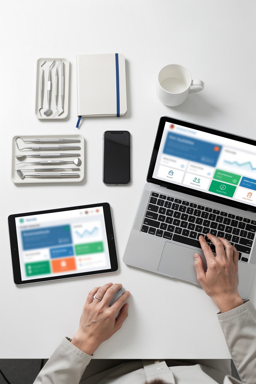 Mobile Dental App provider portal dashboard enabling dentists to manage patient consultations and grow their practice digitally